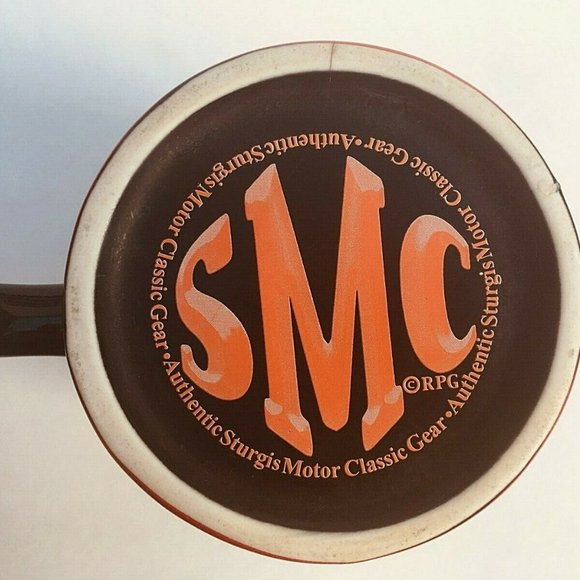 2006 Sturgis Motor Classic Large Ceramic Mug Flames Spider Cross Rally - Picture 5 of 9